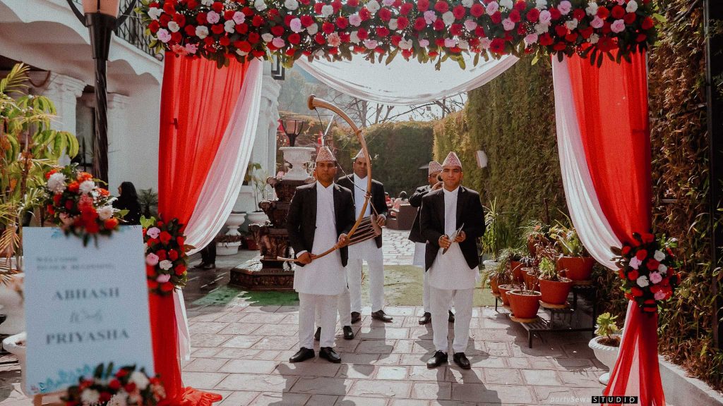Panche Baja Nepali Wedding celebration at Royal Empire Banquet in Kathmandu - powered by partySewa